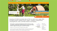 Desktop Screenshot of campingsaintmartin.com